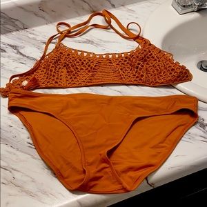 Burnt Orange Aerie Swimsuit